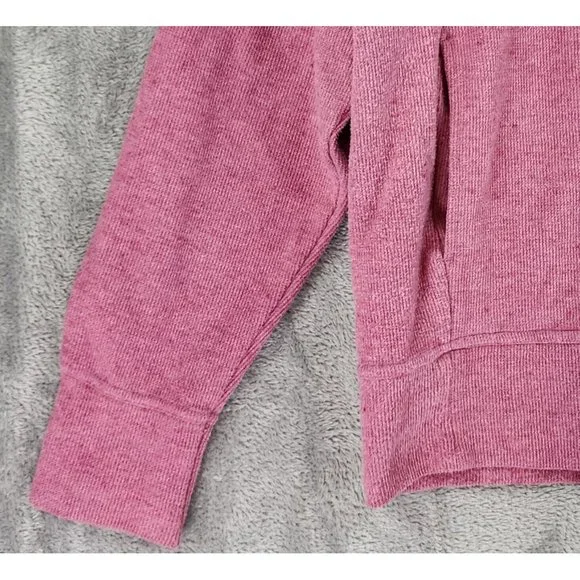 Nike Sweatshirt Womens Small Pink 1/4 Zip Therma Fit Athletic Casual Pullover - Picture 9 of 10